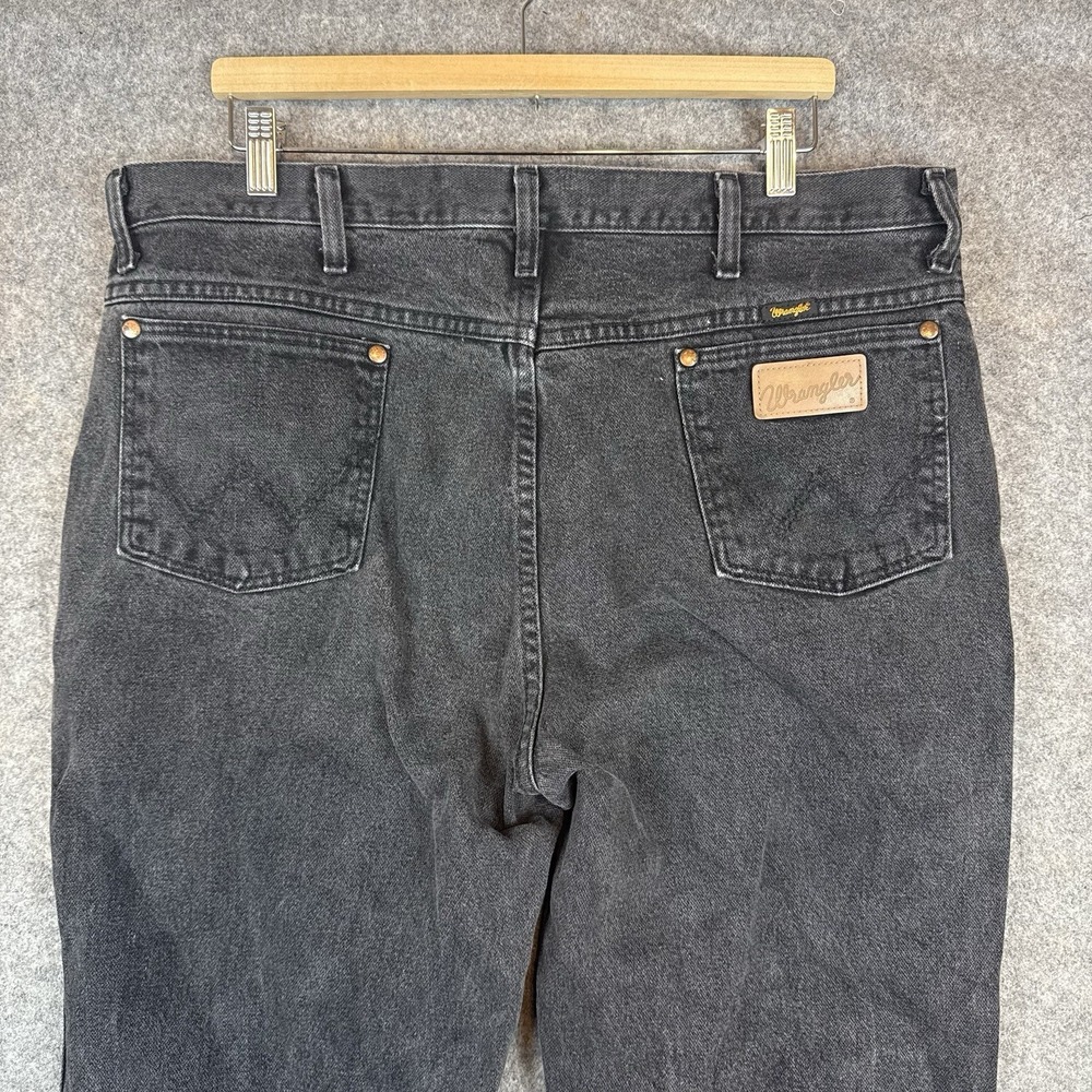 Vintage Wrangler Jeans Mens 38x34 Black 936WBK Western Rodeo Denim US Fabric - Picture 4 of 9
